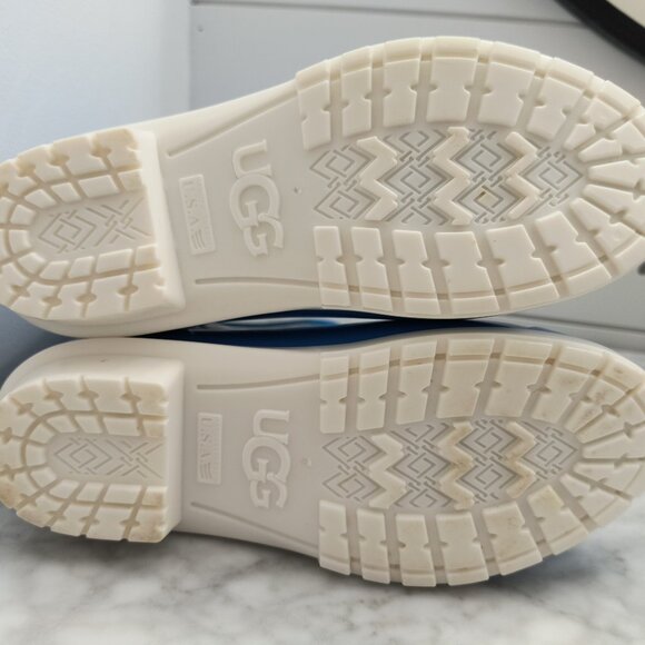 UGG Sienna Women's Neon Blue Waterproof Fleece-Lined Rain/Mud/Snow Boots - 8 M - Picture 5 of 8